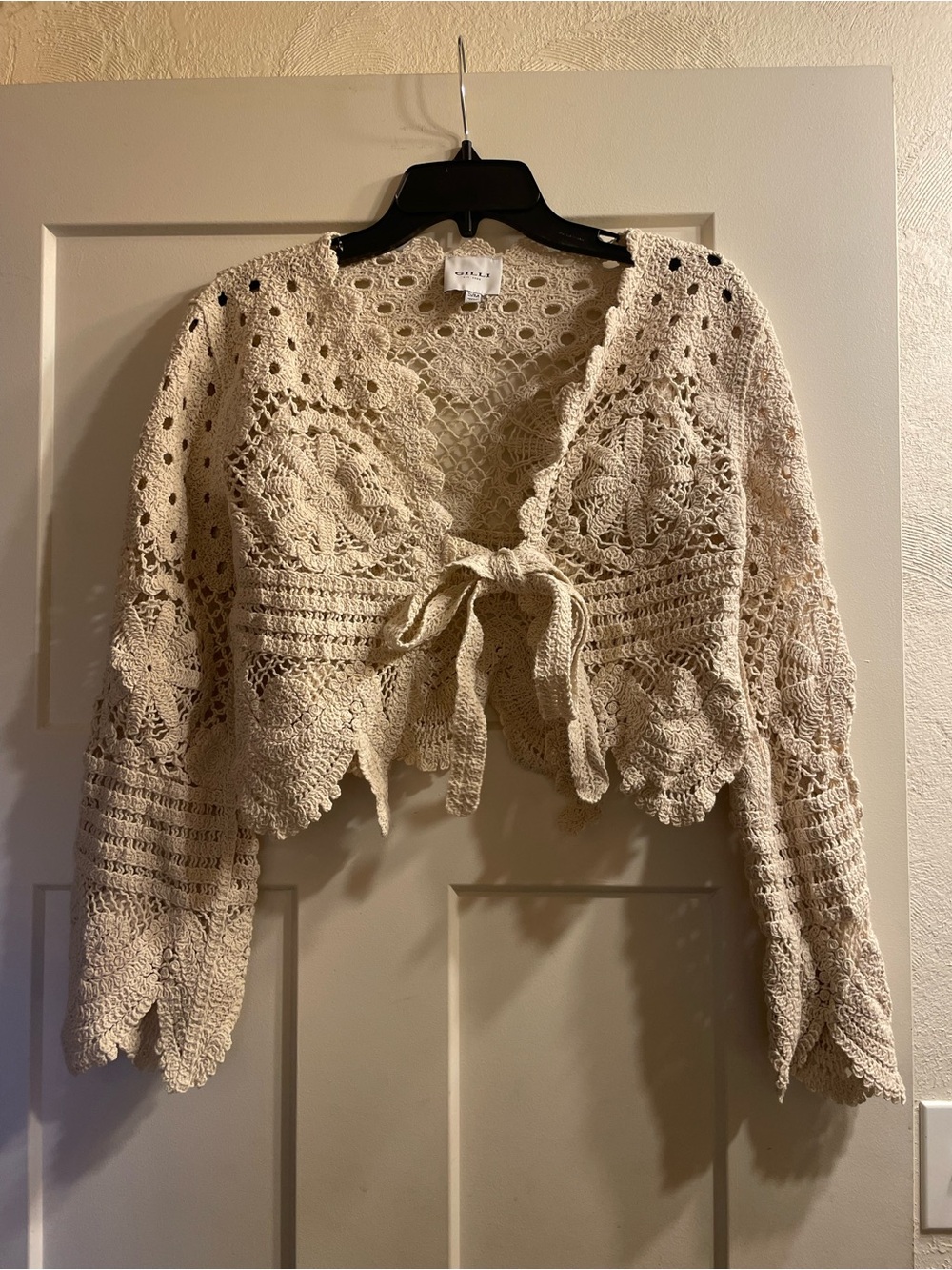 Tie front top